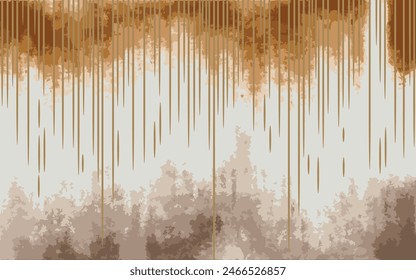 Abstract shapes rug, Design pattern with texture.