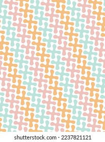 Abstract Shapes Seamless Organic Pattern
