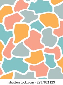 Abstract Shapes Seamless Organic Pattern