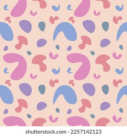Resumen Formas para el diseño sin costuras fondo de doodle diseño contemporáneo diseño textura y ilustración de elementos de tela
