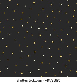 Abstract shapes seamless pattern. Vector illustration.