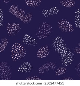 Abstract shapes in seamless terrazzo pattern in minimal style.Cute soft art endless background fashionable for stationery,posters,to-do lists, greeting cards, surface patterns, diaries, stickers.Vect