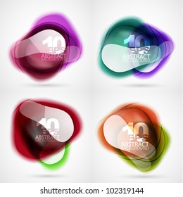 Abstract shapes set