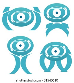 Abstract shapes set. 