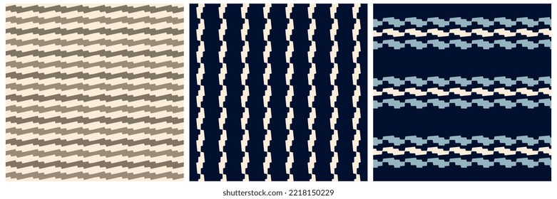 Abstract shapes simple geometric motif basic pattern continuous background. Modern fabric design textile swatch ladies dress, man shirt all over print block. High resolution image digital illustration