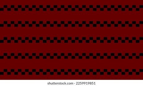 Abstract shapes simple geometric motif basic pattern continuous background. Dark Red Black pattern. Modern lux fabric design. Textile swatch ladies dress man shirt all over print block. Squares stripe