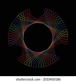 Abstract shapes Spirograph patterns for designs. spirograph design can be used as watermarks, Posters, invitation cards, and creative art works. eps 10