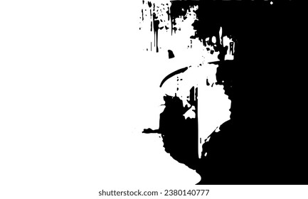 Abstract shapes, spots. Grunge texture. Vector background