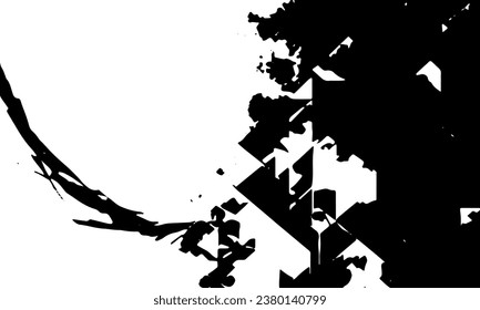 Abstract shapes, spots. Grunge texture. Vector background