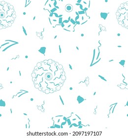 Abstract shapes surface pattern, fashion, digital background paper,print