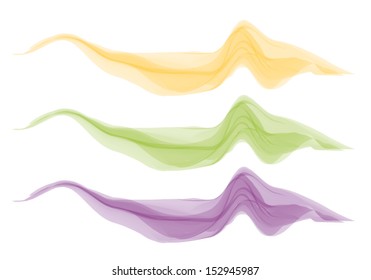 abstract shapes, swirls and curves