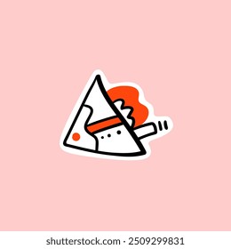 abstract shapes, symbol icons, logos according to each interpretation, pastel color vector illustration