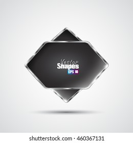 Abstract Shapes / Template for Infographics / Graphic Design / Presentation / Design element / Banners