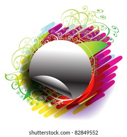 abstract shapes for text