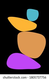 Formas abstractas para su uso en el diseño. 