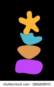 Formas abstractas para su uso en el diseño. 