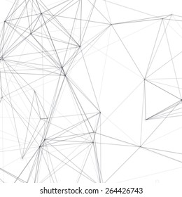 Abstract Shapes Vector Background | Line Art 