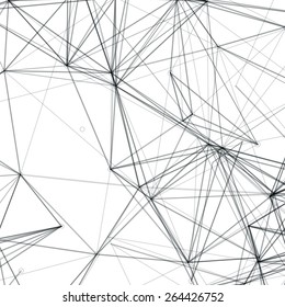 Abstract Shapes Vector Background | Line Art 