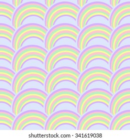 Abstract shapes vector background: pastel colorful circles