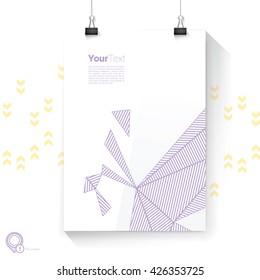 Abstract Shapes Vector Design for Your Text