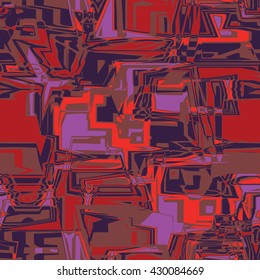 Abstract shapes - vector seamless pattern
