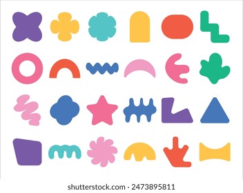 Abstract Shapes Vector Set Collection