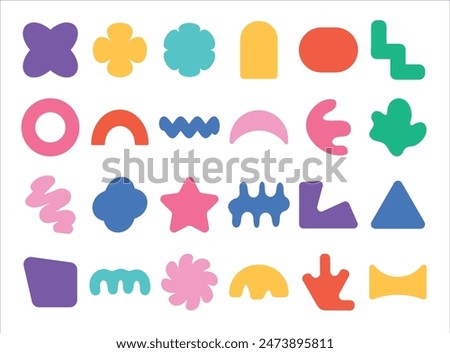 Abstract Shapes Vector Set Collection