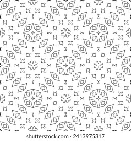 Abstract shapes.Patterns from lines.White wallpaper. Vector graphics for design, textile, decoration, cover, wallpaper, web background, wrapping paper, fabric, packaging. Repeating pattern.