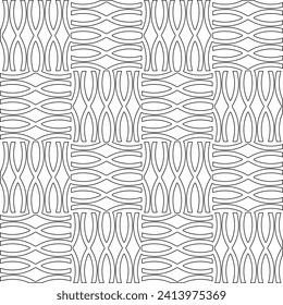 Resumen de formas.Patrones de líneas.Papel blanco. Gráficos vectoriales para diseño, textil, decoración, cubierta, papel pintado, fondo web, papel envolvente, tela, embalaje. Patrón repetitivo.