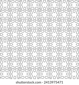 Abstract shapes.Patterns from lines.White wallpaper. Vector graphics for design, textile, decoration, cover, wallpaper, web background, wrapping paper, fabric, packaging. Repeating pattern.