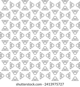 Abstract shapes.Patterns from lines.White wallpaper. Vector graphics for design, textile, decoration, cover, wallpaper, web background, wrapping paper, fabric, packaging. Repeating pattern.