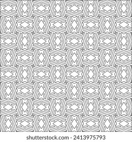 Abstract shapes.Patterns from lines.White wallpaper. Vector graphics for design, textile, decoration, cover, wallpaper, web background, wrapping paper, fabric, packaging. Repeating pattern.