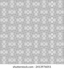 Abstract shapes.Patterns from lines.White wallpaper. Vector graphics for design, textile, decoration, cover, wallpaper, web background, wrapping paper, fabric, packaging. Repeating pattern.