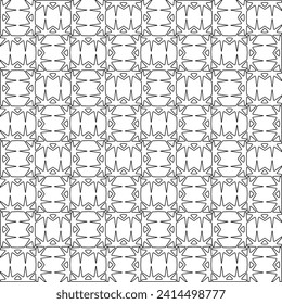 Abstract shapes.Patterns from lines.White wallpaper. Vector graphics for design, textile, decoration, cover, wallpaper, web background, wrapping paper, fabric, packaging. Repeating pattern.