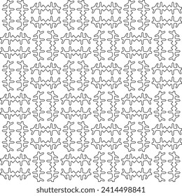 Abstract shapes.Patterns from lines.White wallpaper. Vector graphics for design, textile, decoration, cover, wallpaper, web background, wrapping paper, fabric, packaging. Repeating pattern.