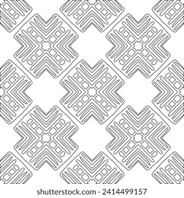 Abstract shapes.Patterns from lines.White wallpaper. Vector graphics for design, textile, decoration, cover, wallpaper, web background, wrapping paper, fabric, packaging. Repeating pattern.