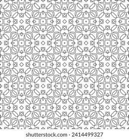 Abstract shapes.Patterns from lines.White wallpaper. Vector graphics for design, textile, decoration, cover, wallpaper, web background, wrapping paper, fabric, packaging. Repeating pattern.