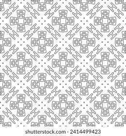 Abstract shapes.Patterns from lines.White wallpaper. Vector graphics for design, textile, decoration, cover, wallpaper, web background, wrapping paper, fabric, packaging. Repeating pattern.
