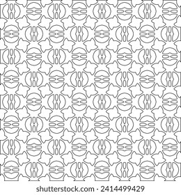 Abstract shapes.Patterns from lines.White wallpaper. Vector graphics for design, textile, decoration, cover, wallpaper, web background, wrapping paper, fabric, packaging. Repeating pattern.
