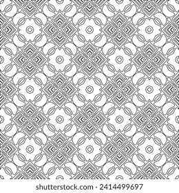 Abstract shapes.Patterns from lines.White wallpaper. Vector graphics for design, textile, decoration, cover, wallpaper, web background, wrapping paper, fabric, packaging. Repeating pattern.