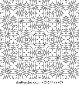 Abstract shapes.Patterns from lines.White wallpaper. Vector graphics for design, textile, decoration, cover, wallpaper, web background, wrapping paper, fabric, packaging. Repeating pattern.