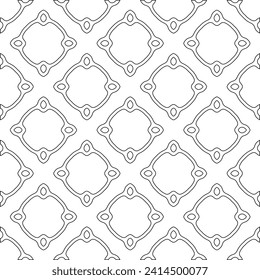 Abstract shapes.Patterns from lines.White wallpaper. Vector graphics for design, textile, decoration, cover, wallpaper, web background, wrapping paper, fabric, packaging. Repeating pattern.