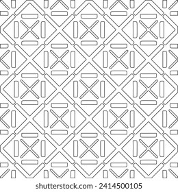 Abstract shapes.Patterns from lines.White wallpaper. Vector graphics for design, textile, decoration, cover, wallpaper, web background, wrapping paper, fabric, packaging. Repeating pattern.
