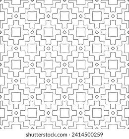 Abstract shapes.Patterns from lines.White wallpaper. Vector graphics for design, textile, decoration, cover, wallpaper, web background, wrapping paper, fabric, packaging. Repeating pattern.