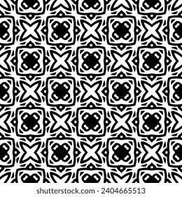 Resumen Formas.Vector Patrón blanco y negro sin costuras.Elemento de diseño para impresiones, decoración, cubierta, textil, papel de pared digital, fondo web, papel de envoltura, ropa, tela, embalaje, tarjetas.