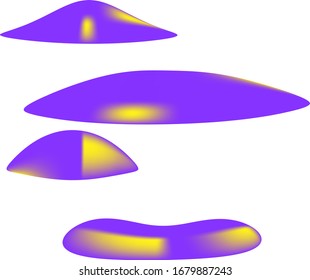 Abstract shapes.Vector.Drawn for books, holiday invitations, postcards, cafe menus and web design.Isolated on white.