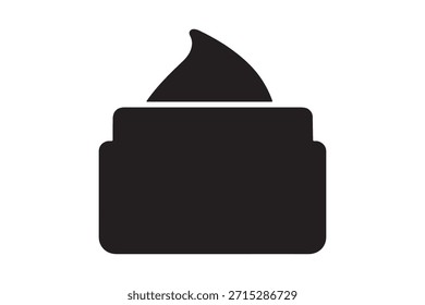 Design de ícone de barbatana do Shark para aplicativos móveis e da Web
