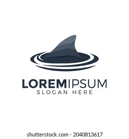 abstract shark logo icon vector illustration