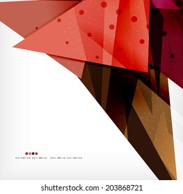 Abstract sharp angles background - business brochure layout