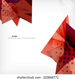 Abstract sharp angles background - business brochure layout